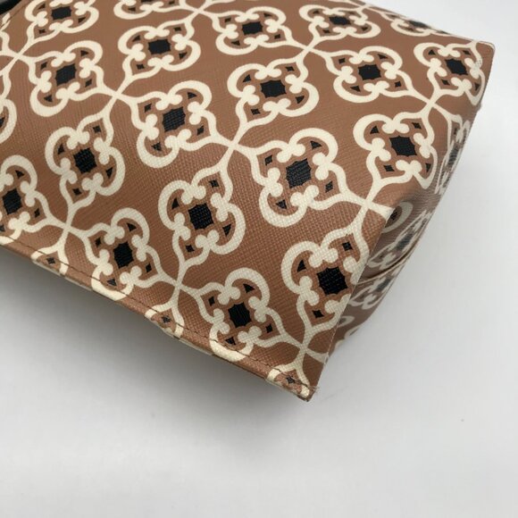 Brighton Tan Coated Canvas Pattern Crossbody - Picture 9 of 10